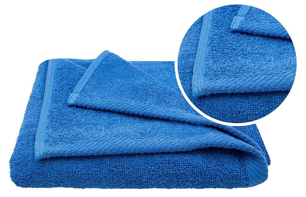 Handtuch - Badetuch - Blau - 70x140cm - Frotteehandtuch - Produktbild 