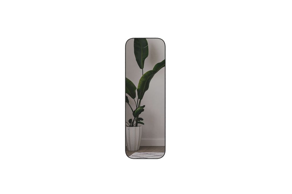 Standspiegel Blush 160x50 cm Schwarz