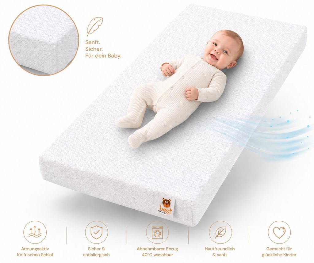 Best For Kids COMFORT MATRATZE MAXI 60x120x10cm mit Produktbild 