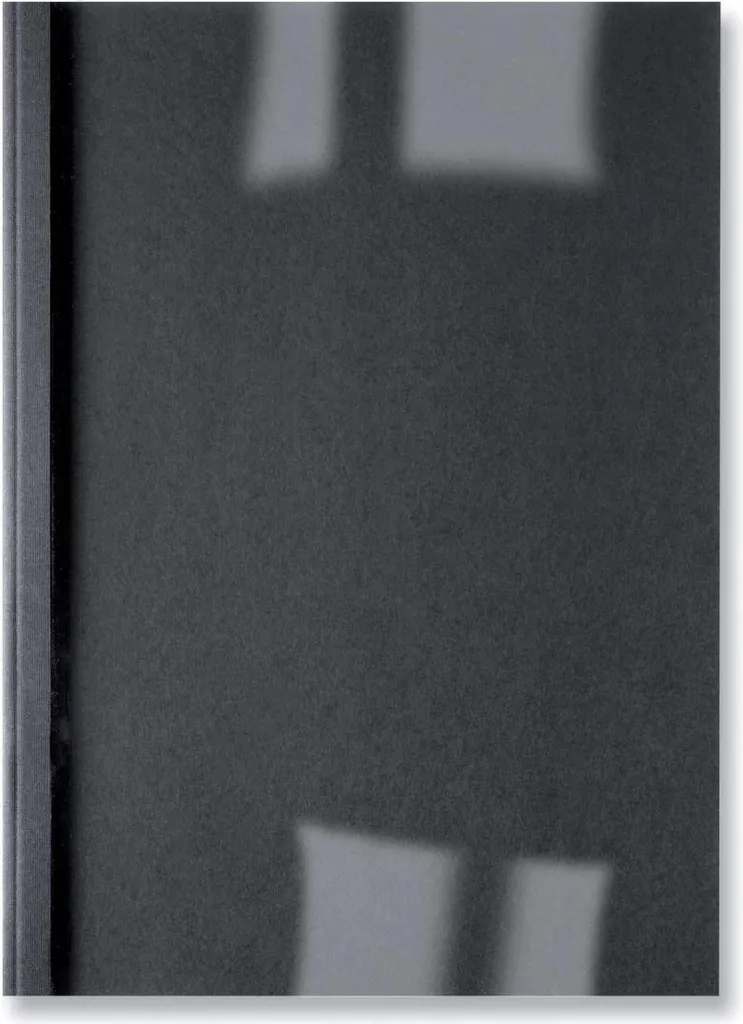 Cartelle Termiche GBC Linen 3mm Nero A4 | 100 Copertine Professionali