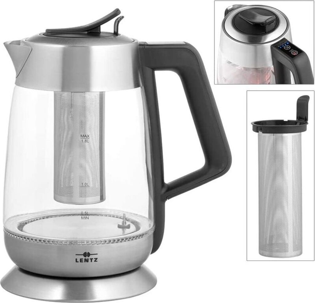 LENTZ LED Beleuchtung Teekocher 1,8 Liter 2200 Watt Produktbild