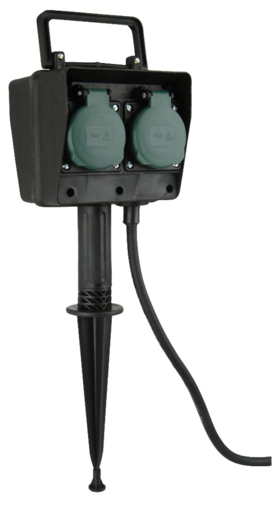 Enchufe de tierra con 4 tomas de corriente, cable de Imagen del producto 