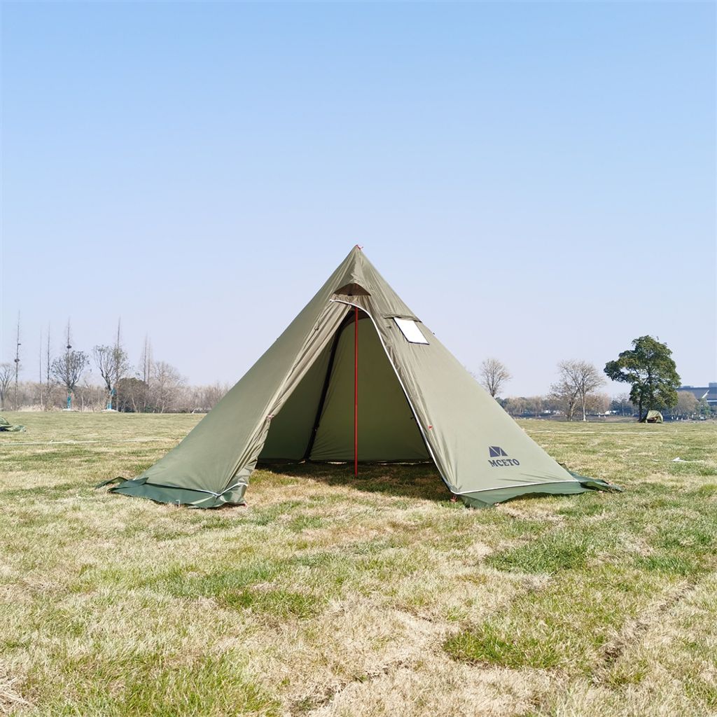 MCETO Tipi-Zelt für 4–6 Personen, mit Ofenanschluss, Produktbild 2