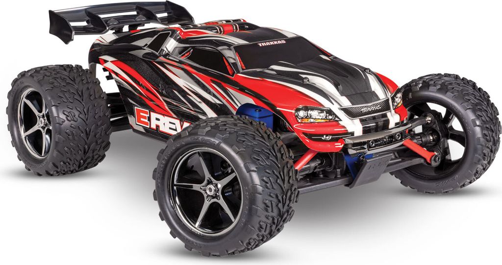 Traxxas TRAXXAS E-Revo czerwony 1/16 monster truck RTR
