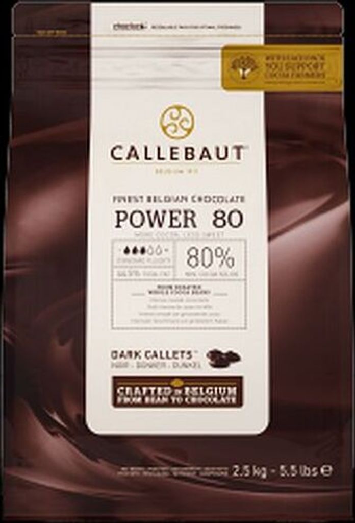 Barry Callebaut Schokolade 80 Power Zartbitter 2,5kg Produktbild 
