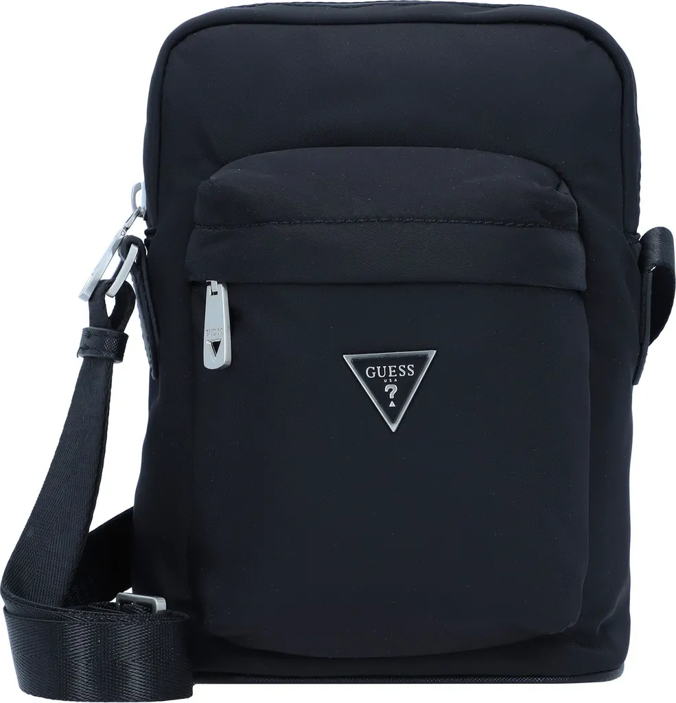 Guess Certosa Sac à bandoulière 17 cm - Mini Sac Homme Noir Élégant