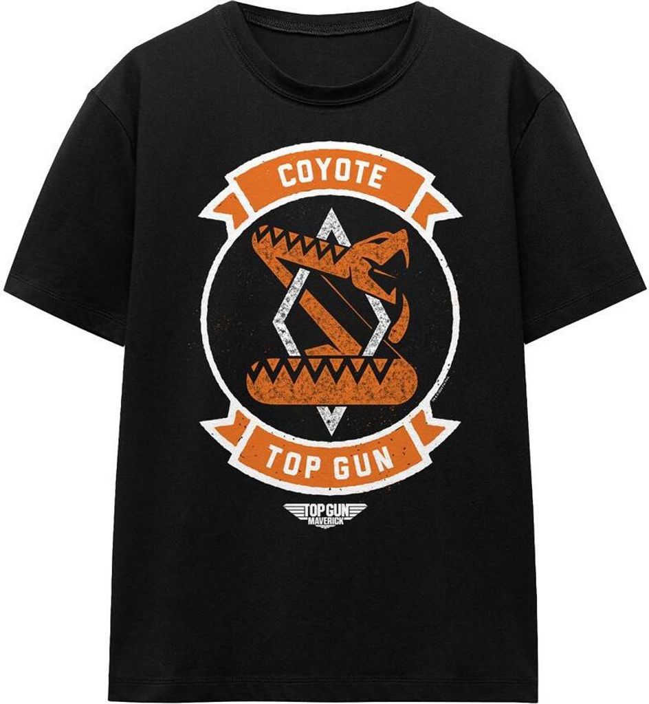 Top Gun - "Coyote" T-Shirt für Herren/Damen Uni TV16897 (XXL) (Schwarz)