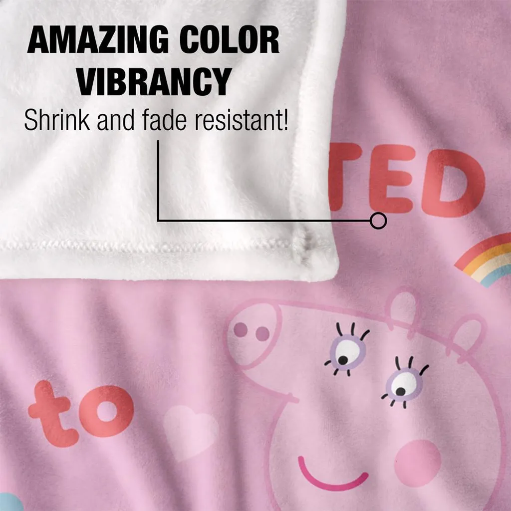 Cadeau Grande Sœur : Couverture Peppa Pig TV19295 pour chambre enfant