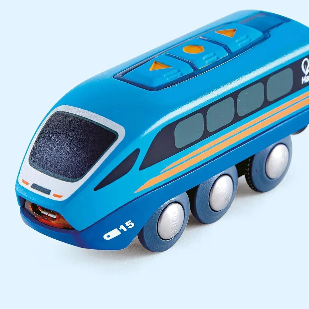 Train télécommandé E3726 Hape : locomotive radiocommandée haute précision