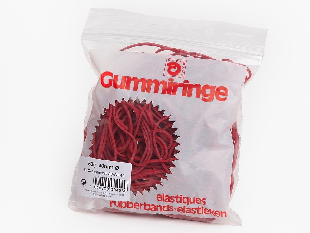 Gummiringe SB-GU 40mm rot Zdjęcie produktu 