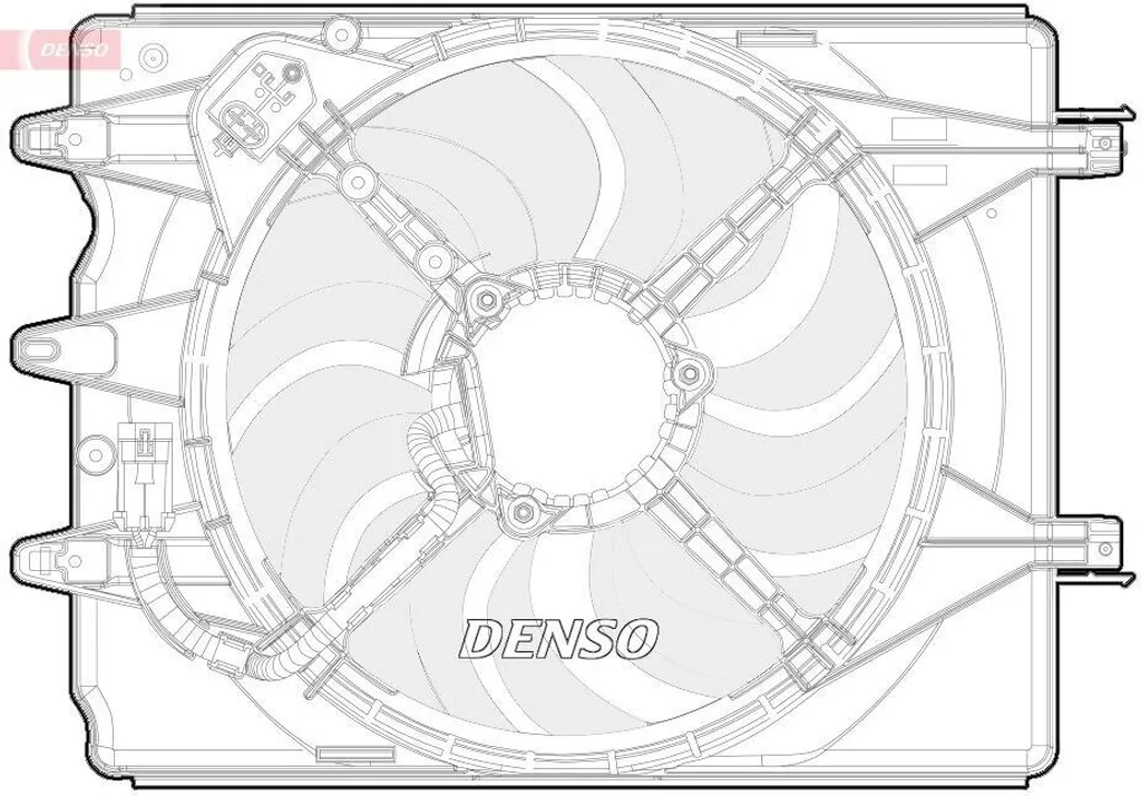 Problème surchauffe Fiat 500L? Ventilateur DENSO DER09068 51921113