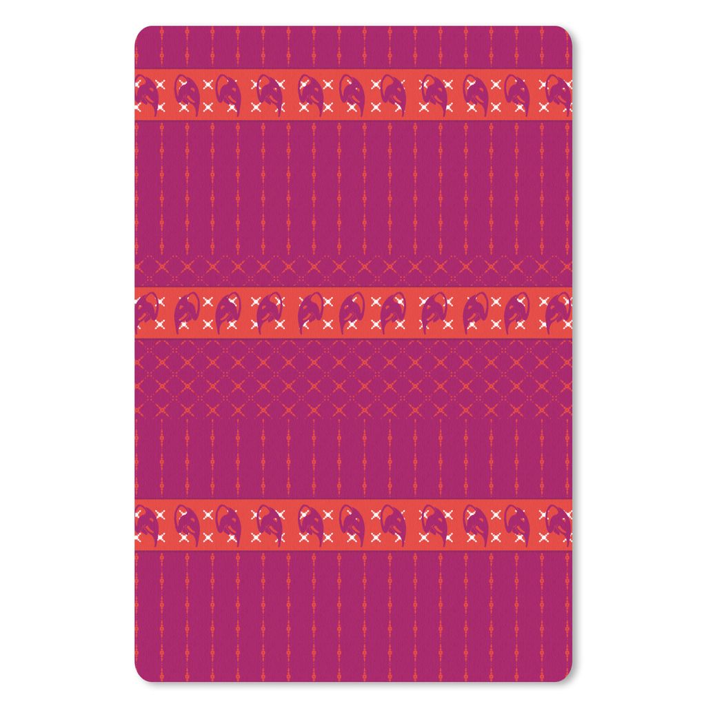 MuchoWow Mauspad Mousepad Elefant - Design - Rosa 40x60 cm - Mousepads - Maus Mat - Pad - Mausunterlage - Schreibtisch Accesoire