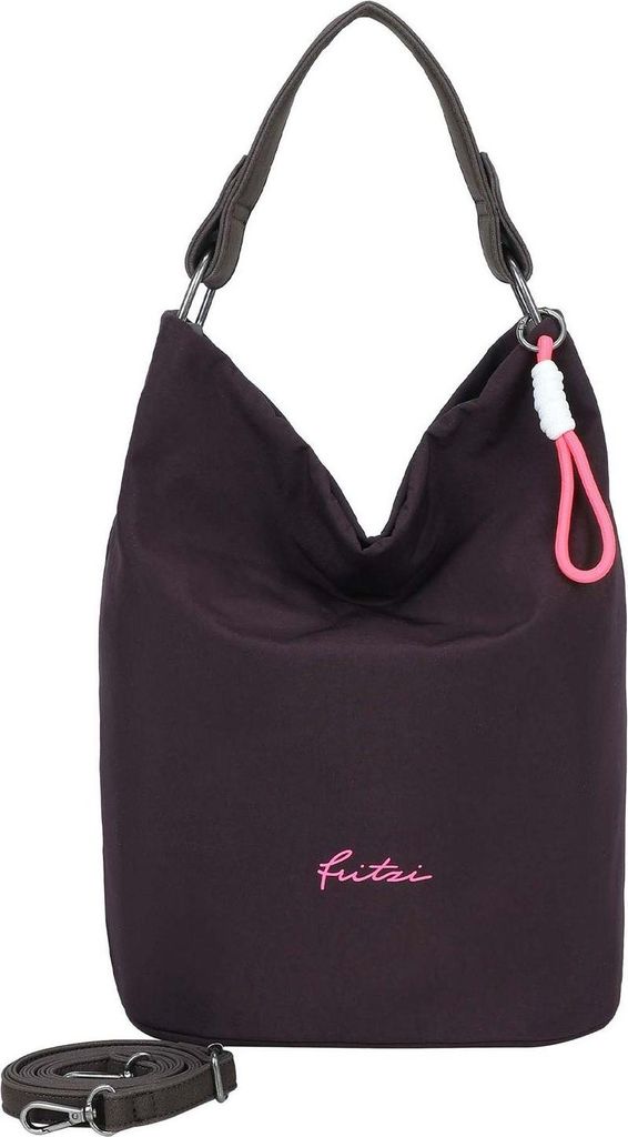 Fritzi aus Preußen Schultertasche Lea Hobo Espresso dunkelviolett