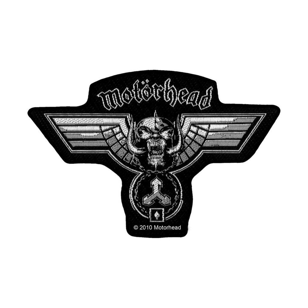 Motorhead - Ausschnitt - Patch "Hammered" - Polyester RO1404 (Einheitsgröße) (Schwarz/Grau)
