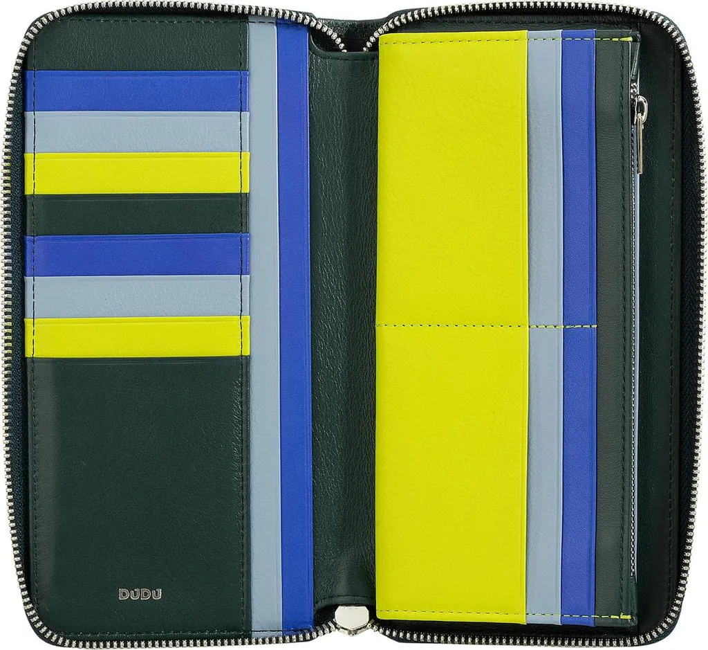 Portefeuille en cuir multicolore DuDu 534133464 format compact chic