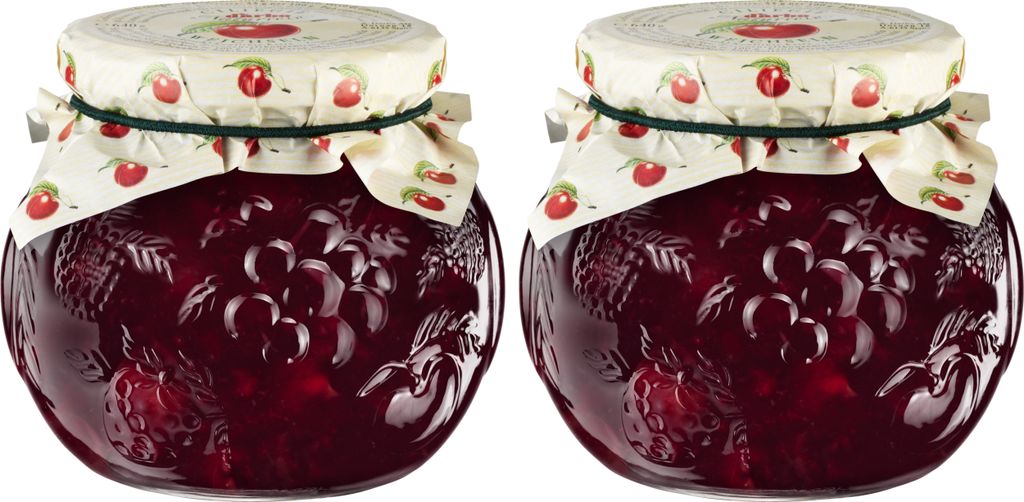 Food-United SAUERKIRSCHE-WEICHSEL KONFITÜRE EXTRA 2x 640g Produktbild 