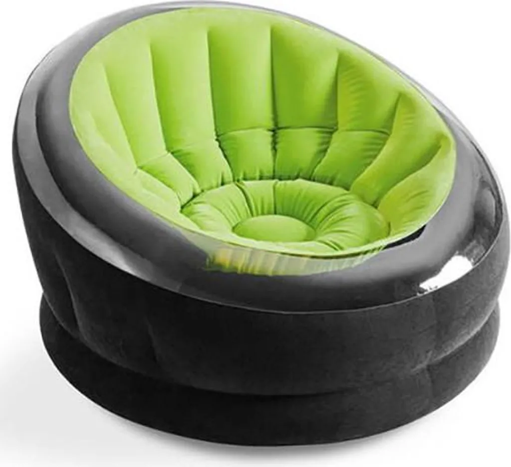 Fauteuil Gonflable Jazzy Intex Vert : Gagnez de la Place sans Inconfort