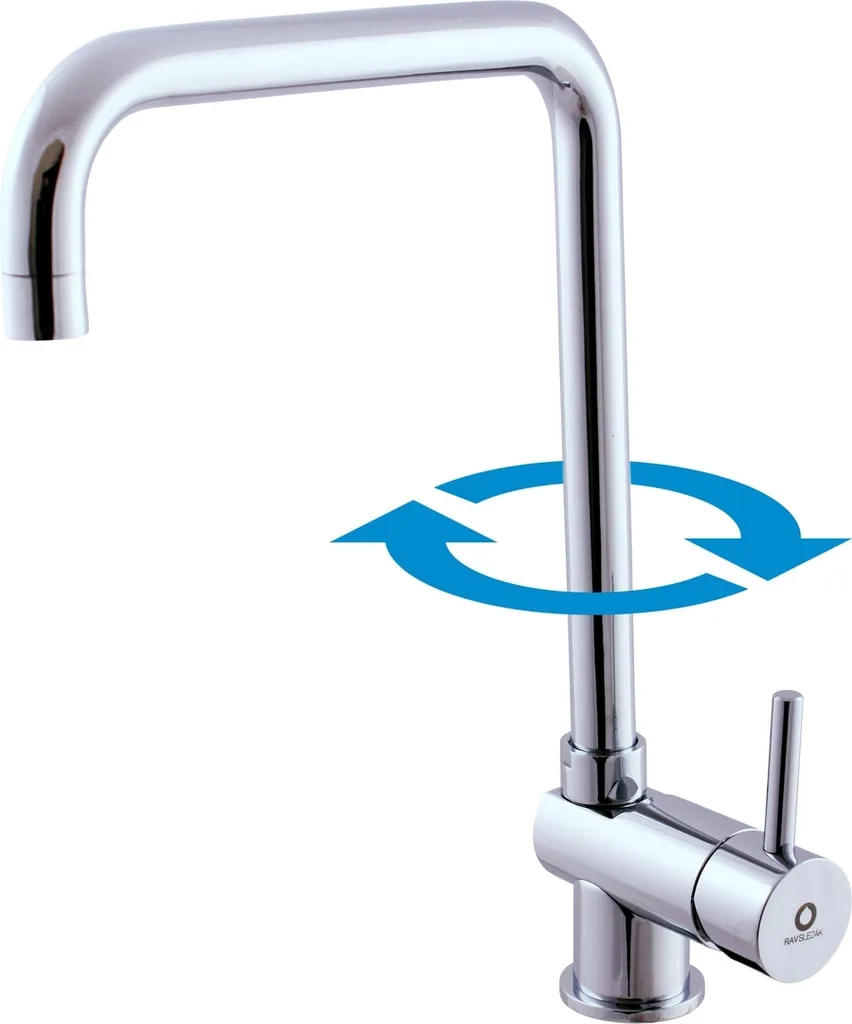 Slezák-RAV Seina SE908/5: Miscelatore Cucina 3/8'' in Cromo di Qualità