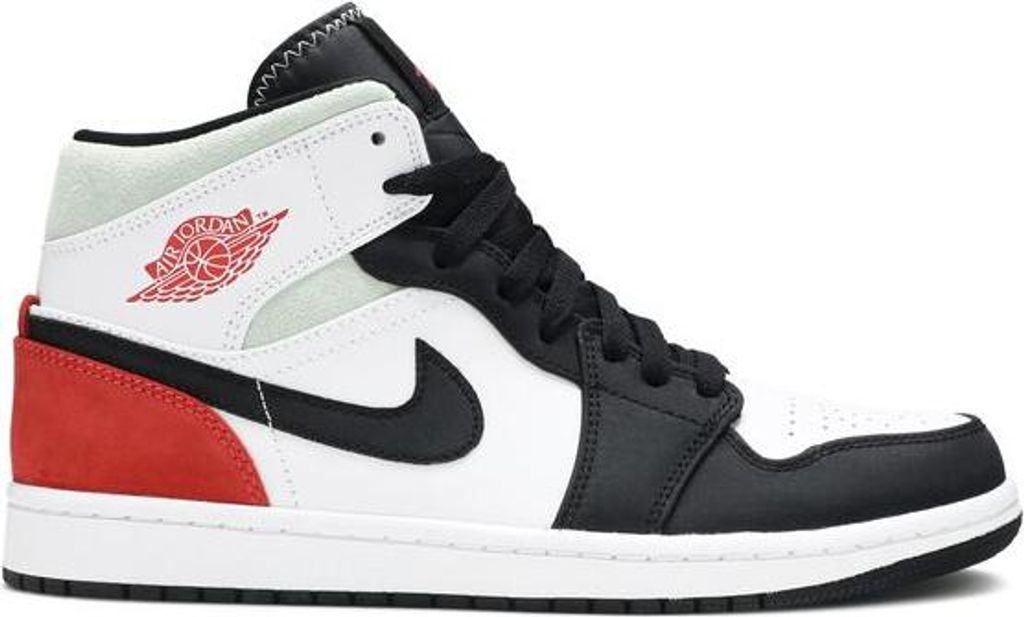 Air Jordan 1 Mid SE Red Black Toe - EU: 42.5