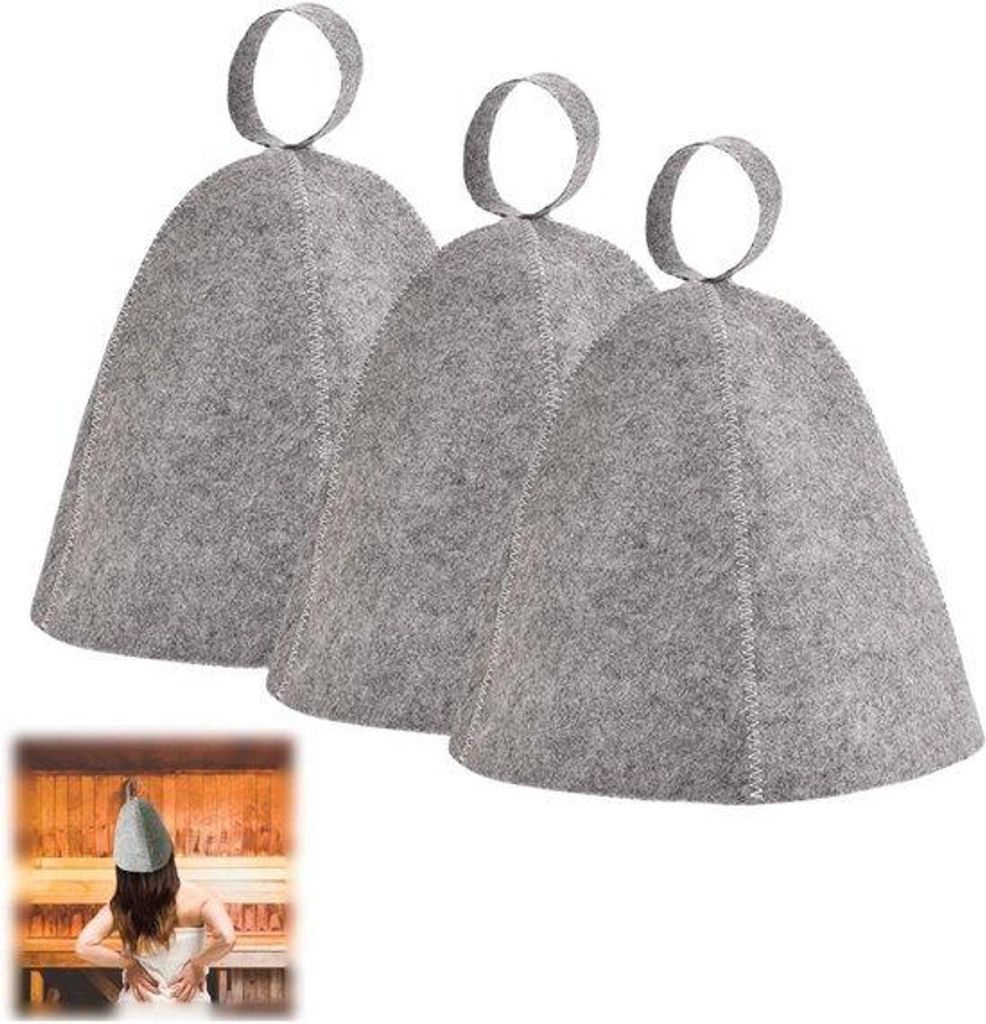Sauna-Hood für Damen und Herren - Kopfschutz und Saunazubehör