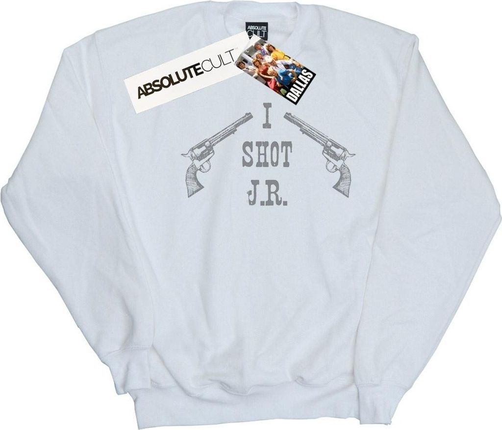 Dallas - "I Shot J.R." Sweatshirt für Damen BI15755 (XL) (Weiß)