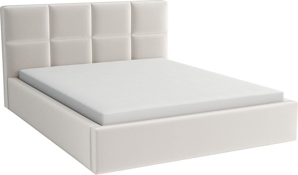 Polsterbett Alaska 140x200 mit Matratze Creme| TRINITY Produktbild 