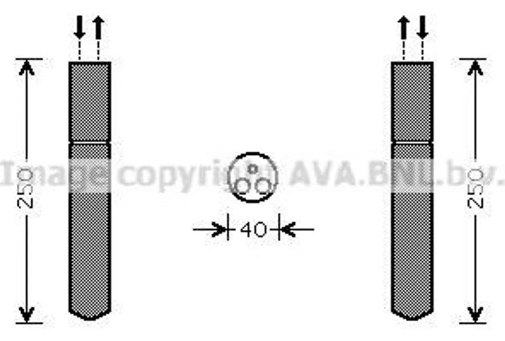 Filtre Déshydrateur Climatisation pour Entretien Citroën C5 et C6