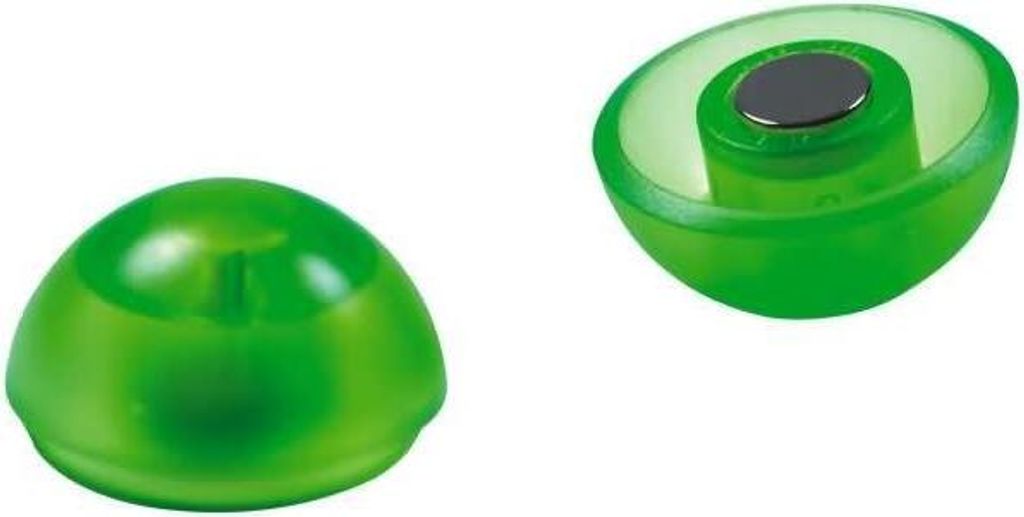 Magnet Super Power Maxi 30mm VE=4 Stück kristallgrün