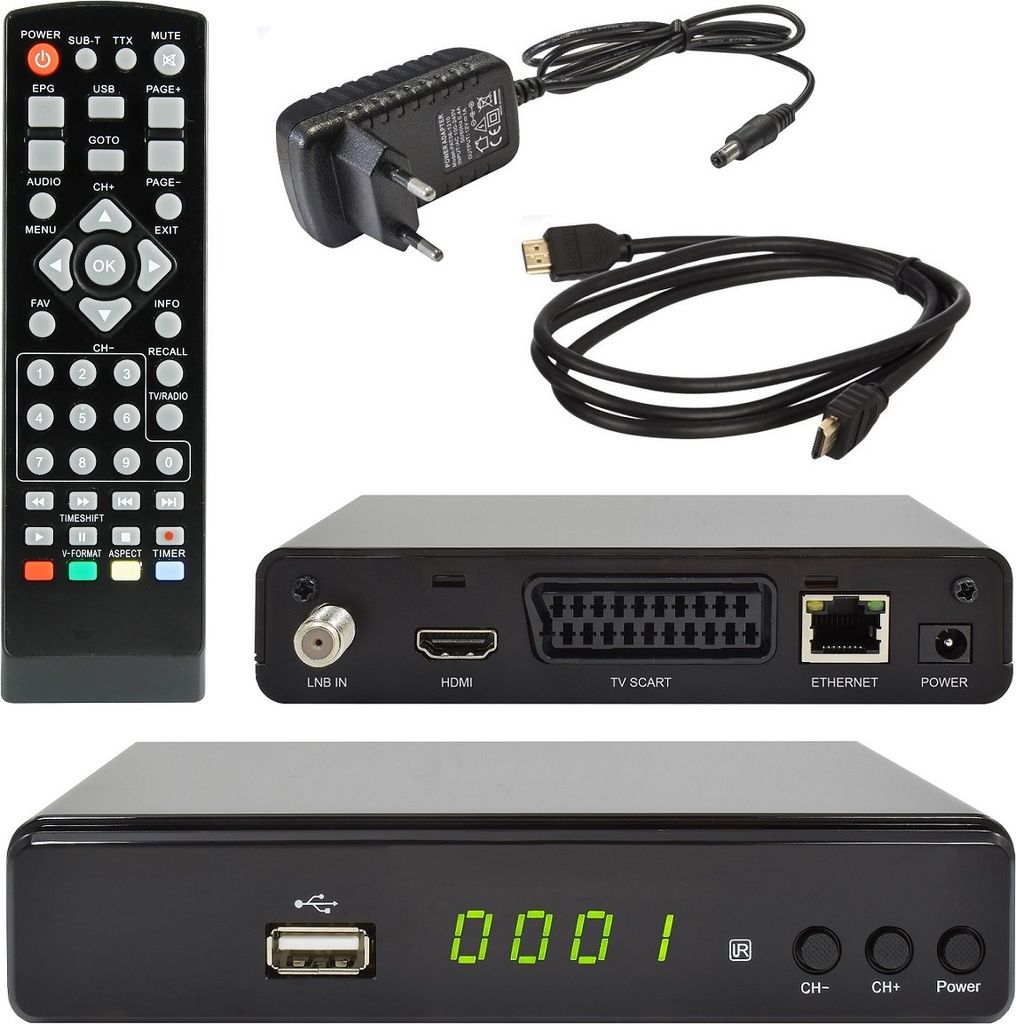 Selfsat H30D1+ Flachantenne Single + HD RECEIVER + 10m Produktbild 3