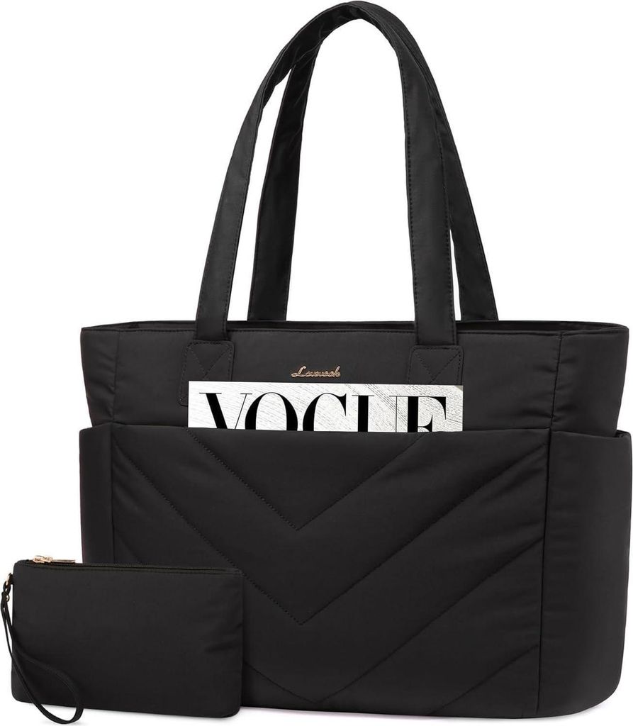 LOVEVOOK Laptoptasche Damen 15,6 Zoll Schwarz Produktbild 