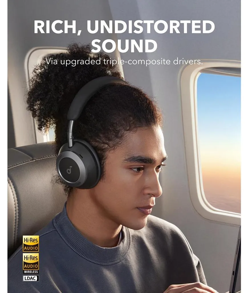 Casque sans fil Anker Soundcore Space One Pro Noir Réduction Bruit Active