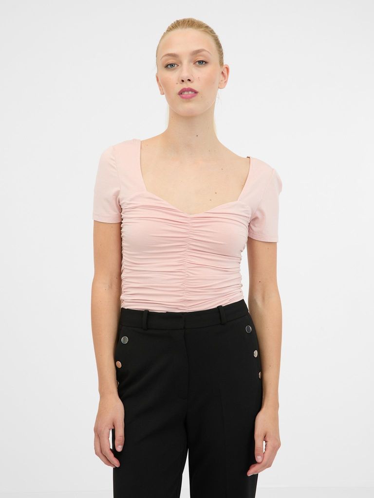 Orsay Hellrosa Damen Kurzarm-T-Shirt 1000870232000__L