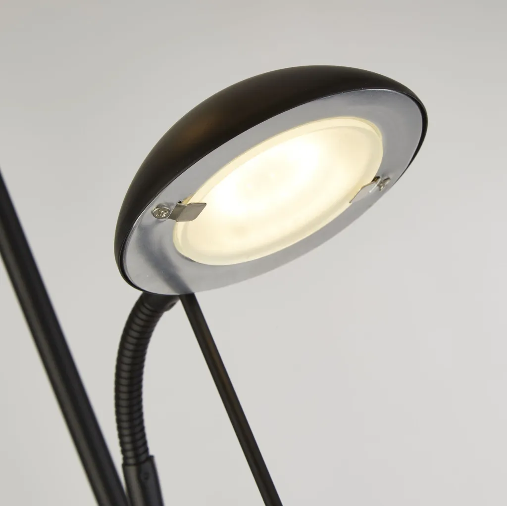 Lampadaire LED Noir Mat Haute Performance avec Intensité Variable 180cm - 2
