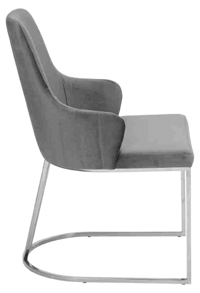 Modern Grau 6x Stühle Metall Esszimmerstuhl Designer Möbel Luxus Stühle