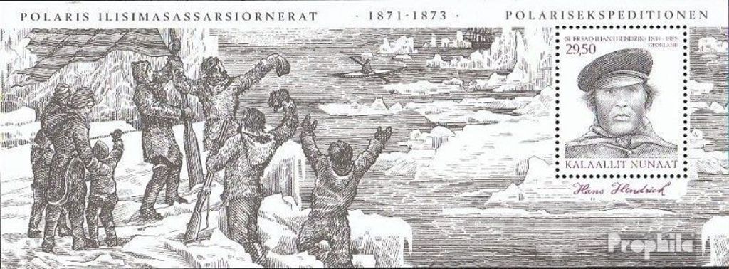 Briefmarken Dänemark - Grönland 2012 Mi Block60 (kompl.Ausg.) postfrisch Expeditionen in Grönland