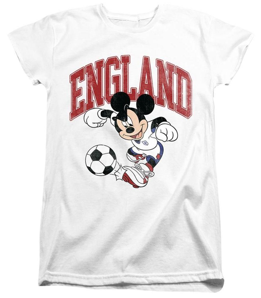 Disney - "England" T-Shirt für Damen TV34808 (S) (Weiß)