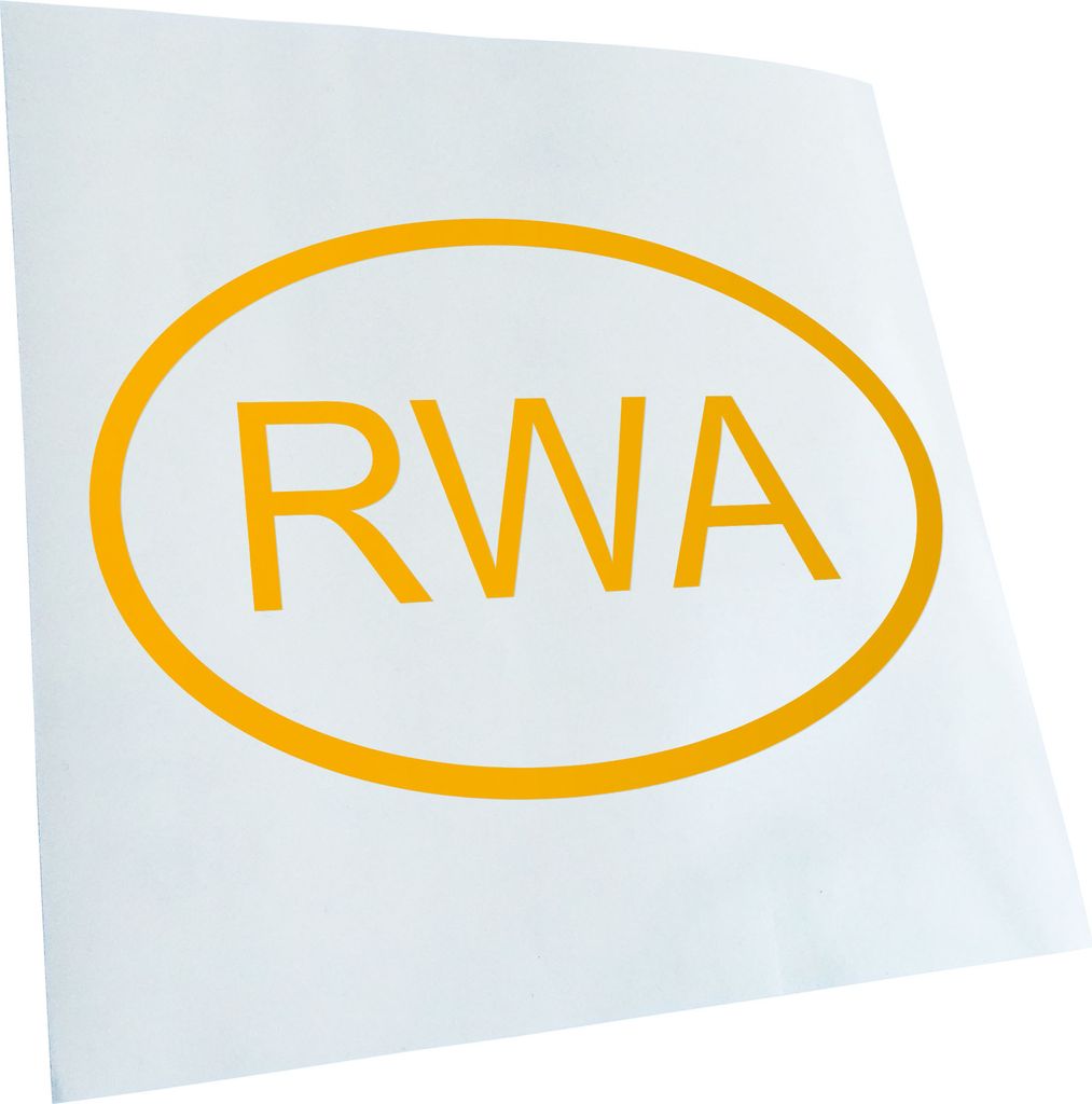 Kiwistar - Autoaufkleber - Ruanda RWA Heckscheibe - Aufkleber für Auto Kfz Fahrrad, LKW, Truck Mofa