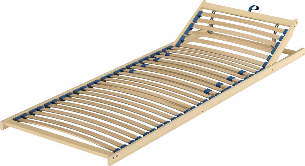 70.32-08-220 FV Federholzrahmen Lattenrost 80x220 cm Kopfteil verstellbar - Überlänge