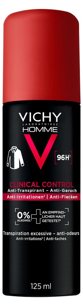 Vichy Homme Deo Spray Aero, 96 godzin, 125 ml Zdjęcie produktu 