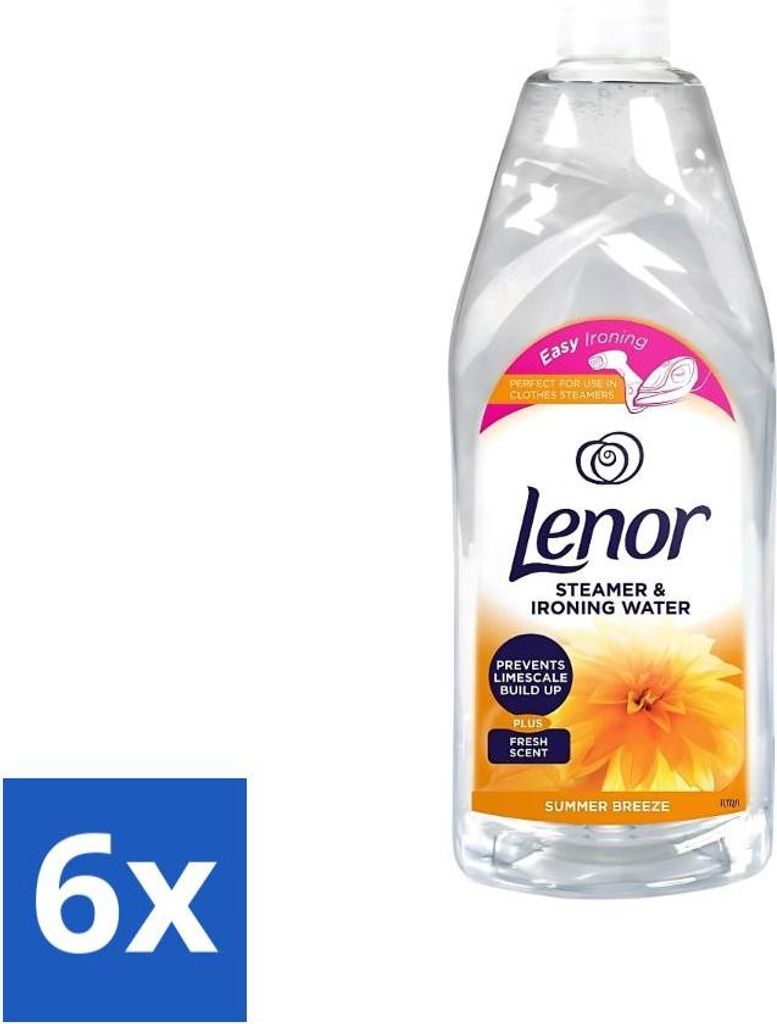 Lenor Bügelwasser Sommerbrise 1 Liter - Vorteilspack - 6 Produktbild 
