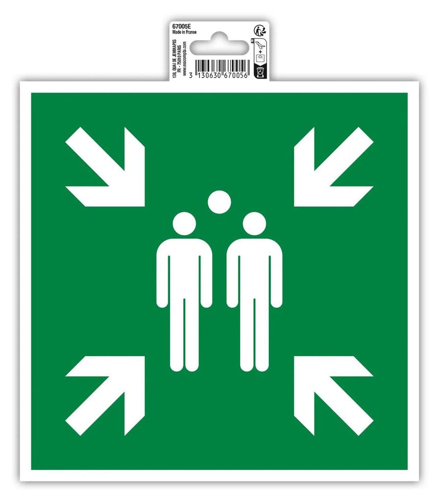 EXACOMPTA 67005E EXACOMPTA Panneau de signalisation "Point Immagine del prodotto 