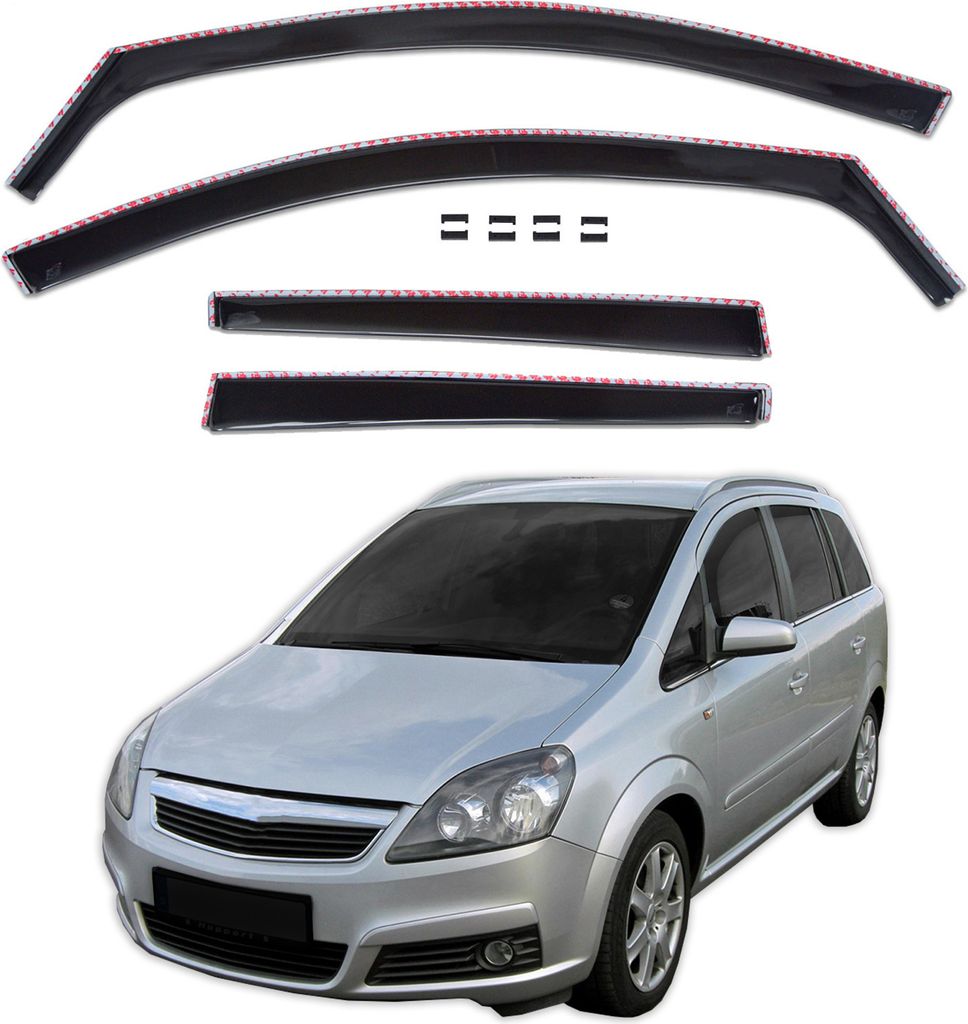 J&J AUTOMOTIVE | GP Windabweiser Für Opel Zafira B 5D Produktbild 
