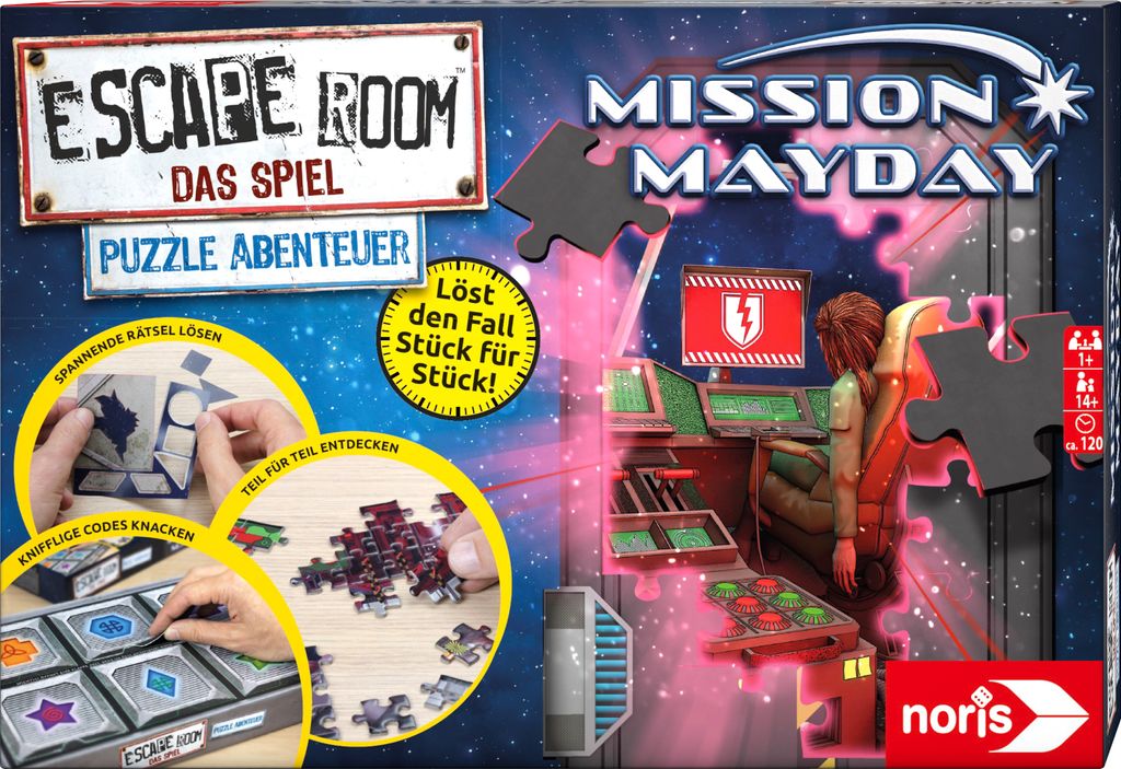 Simba Toys Noris Escape Room Das Spiel Puzzle Abenteuer 3 606102060