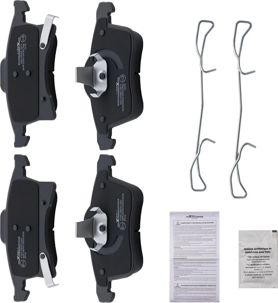 Plaquettes de frein avant pour rénovation Vauxhall Adam Astra et Corsa Mk2