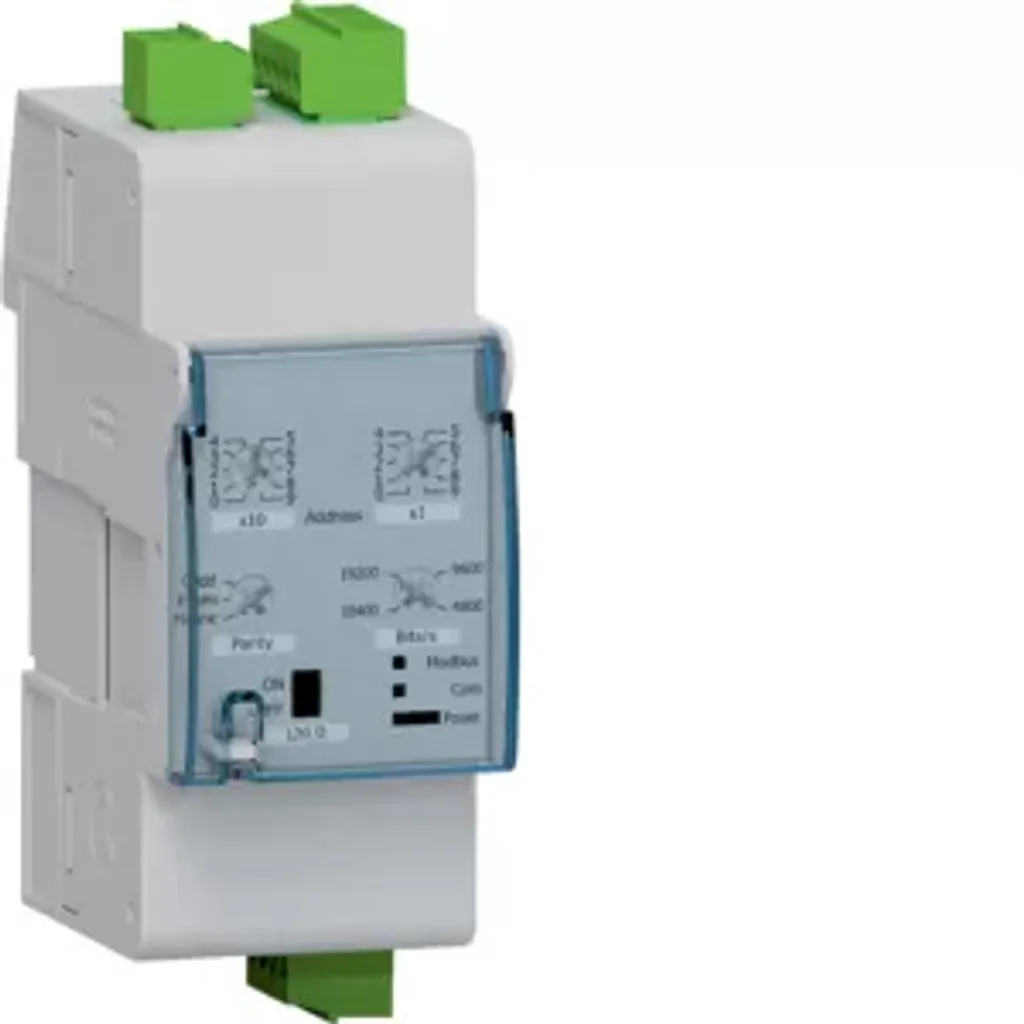 Hager HTC320H Module de Communication Modbus RTU 2 Entrées et 2 Sorties
