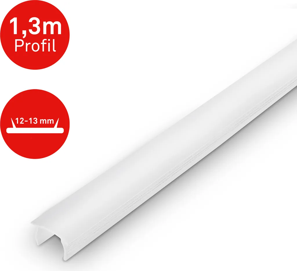 Briloner Pimp your Panel Diffusore Bianco 1,3m | Soluzione LED Top - 2