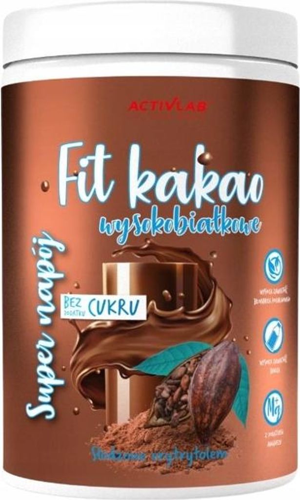 ActivLab Fit Vysokoproteinové kakao bez cukru, 500 g Obrázek produktu 