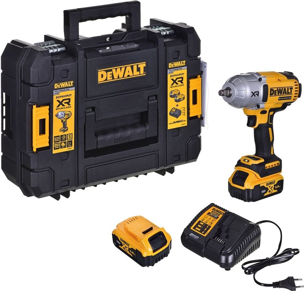 Schlagschrauber 1/2" 18V 2x5.0Ah DCF900P2T-QW DEWALT Immagine del prodotto 