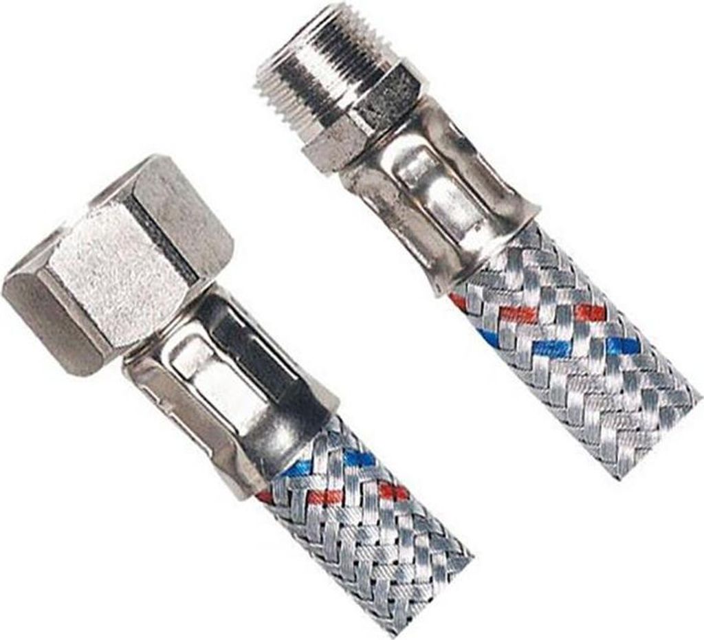 Flexibler Schlauch, Edelstahl FxM 3/8"x3/8", 120cm