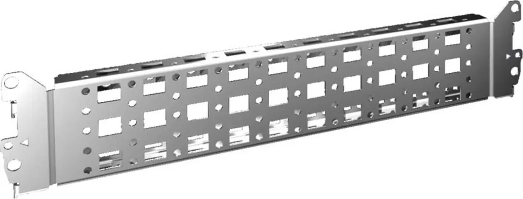 Rails de Montage Rittal avec Sections Estampées Pack de 4 pour Châssis VX